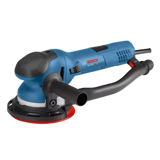 Bosch 6 吋雙模式隨機軌道砂光機，帶渦輪模式和多孔砂墊系統 GET75-6N